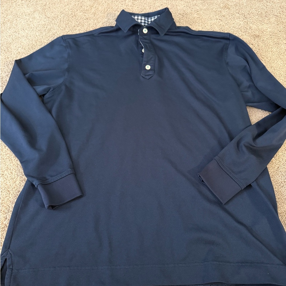 Men's FootJoy Navy Polo Shirt